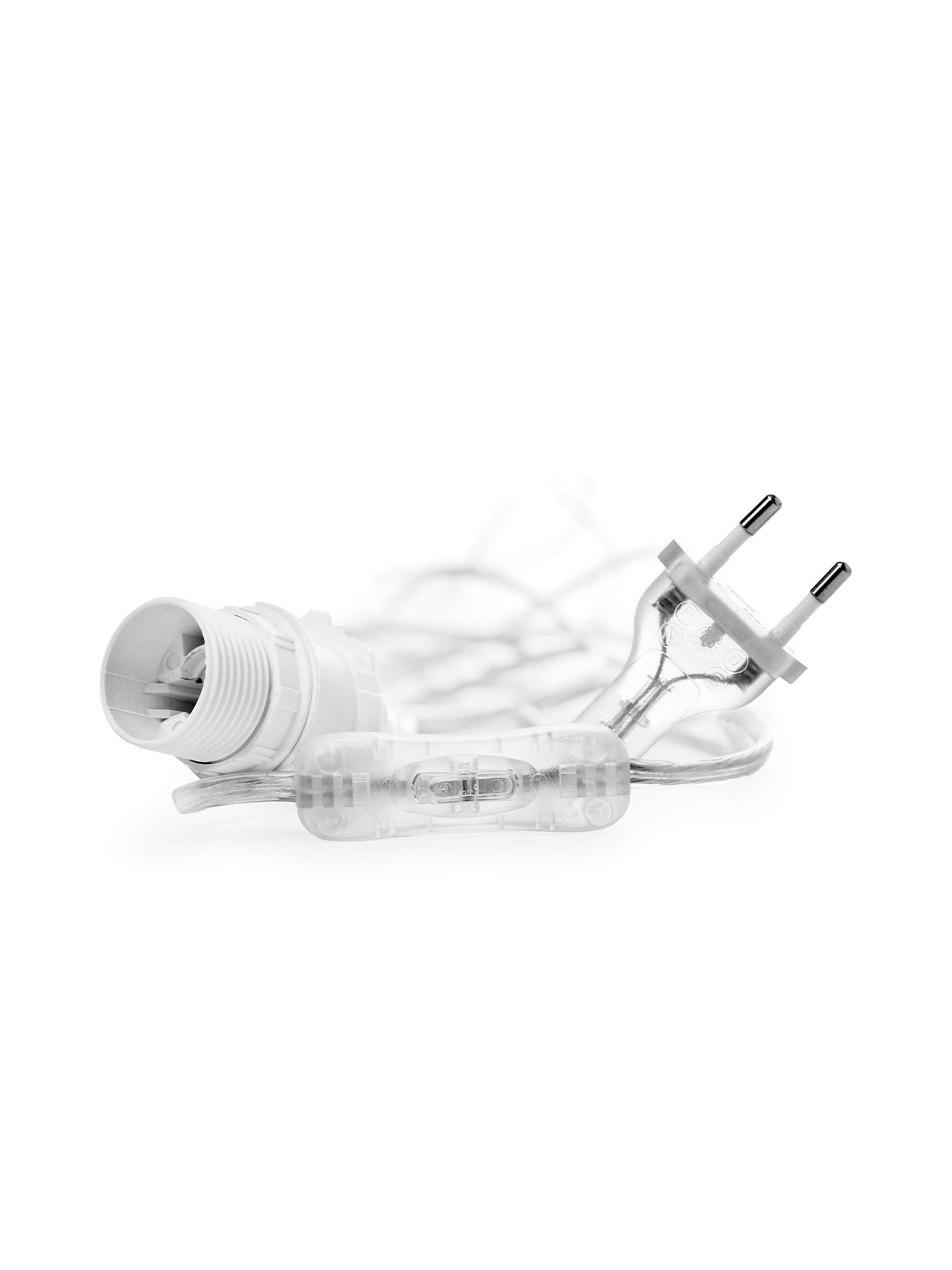 Cable 5m Transparent with switch/ Watt&Veke - Mitistore